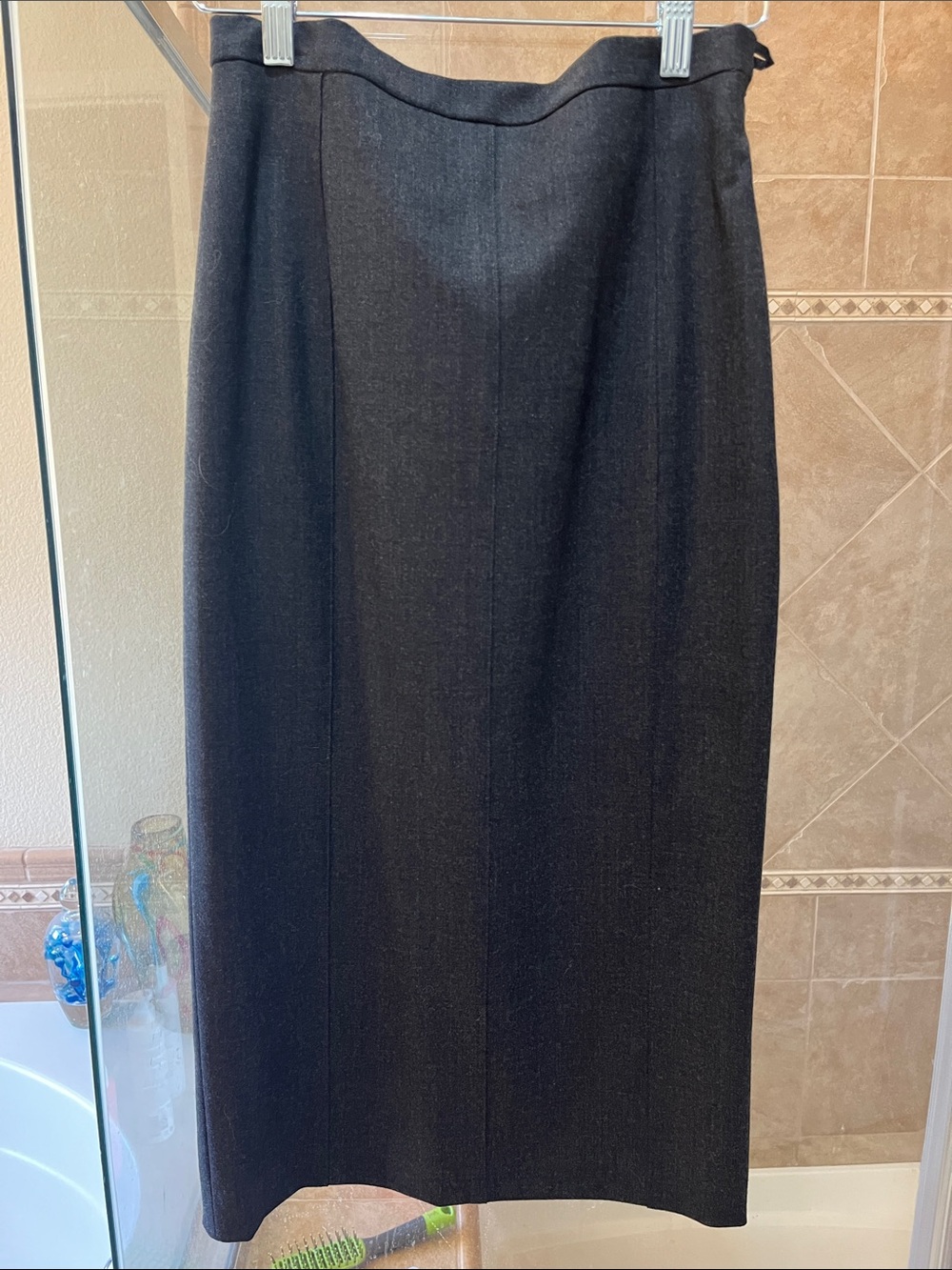 Escada Black Tailored Pencil Skirt